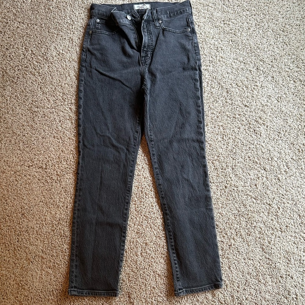 Madewell washed black the perfect vintage jeans size 26